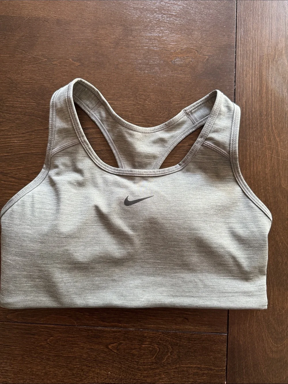Nike Women's Gray Racerback Sports Bra